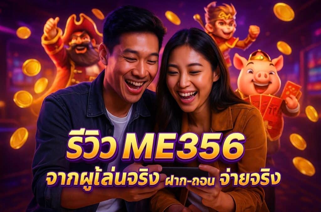 รีวิว ME356 จากผู้เล่นจริง ฝาก-ถอนเร็ว จ่ายจริง