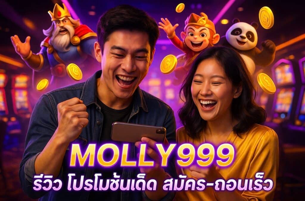 MOLLY999 รีวิว โปรโมชั่นเด็ด สมัคร-ถอนเร็ว