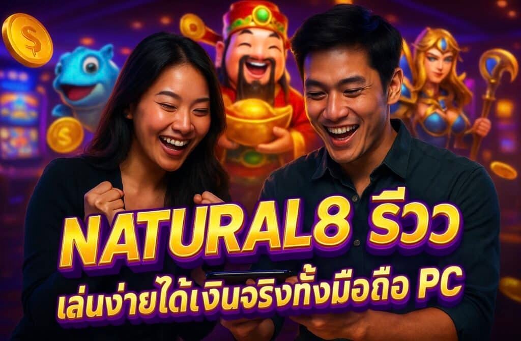 NATURAL8 รีวิว เล่นง่ายได้เงินจริงทั้งมือถือ PC
