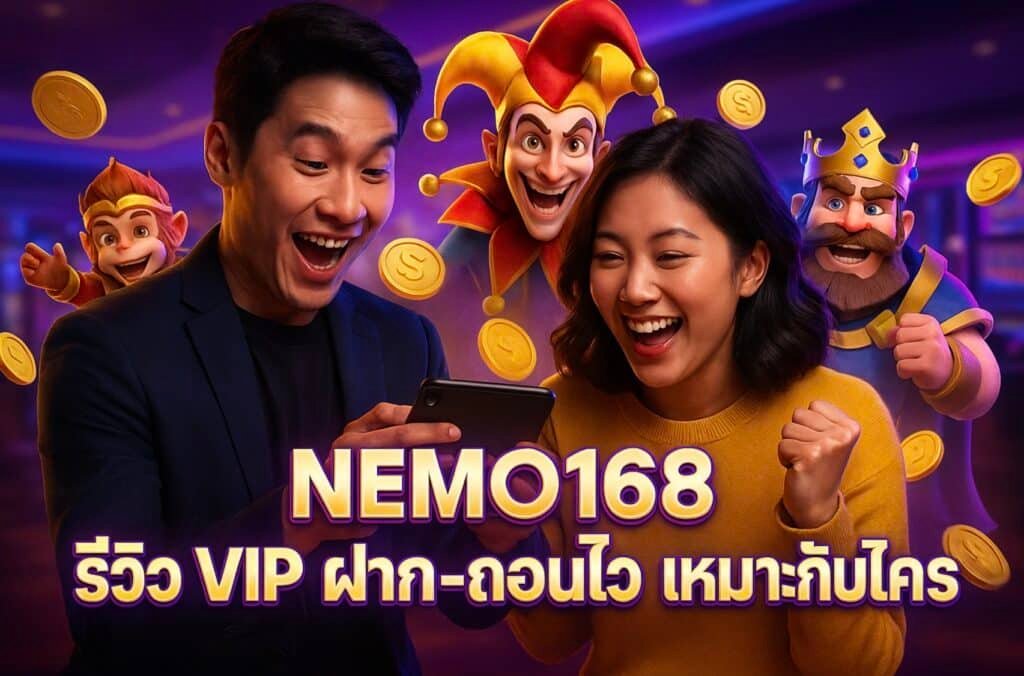 NEMO168 รีวิว VIP ฝาก-ถอนไว เหมาะกับใคร